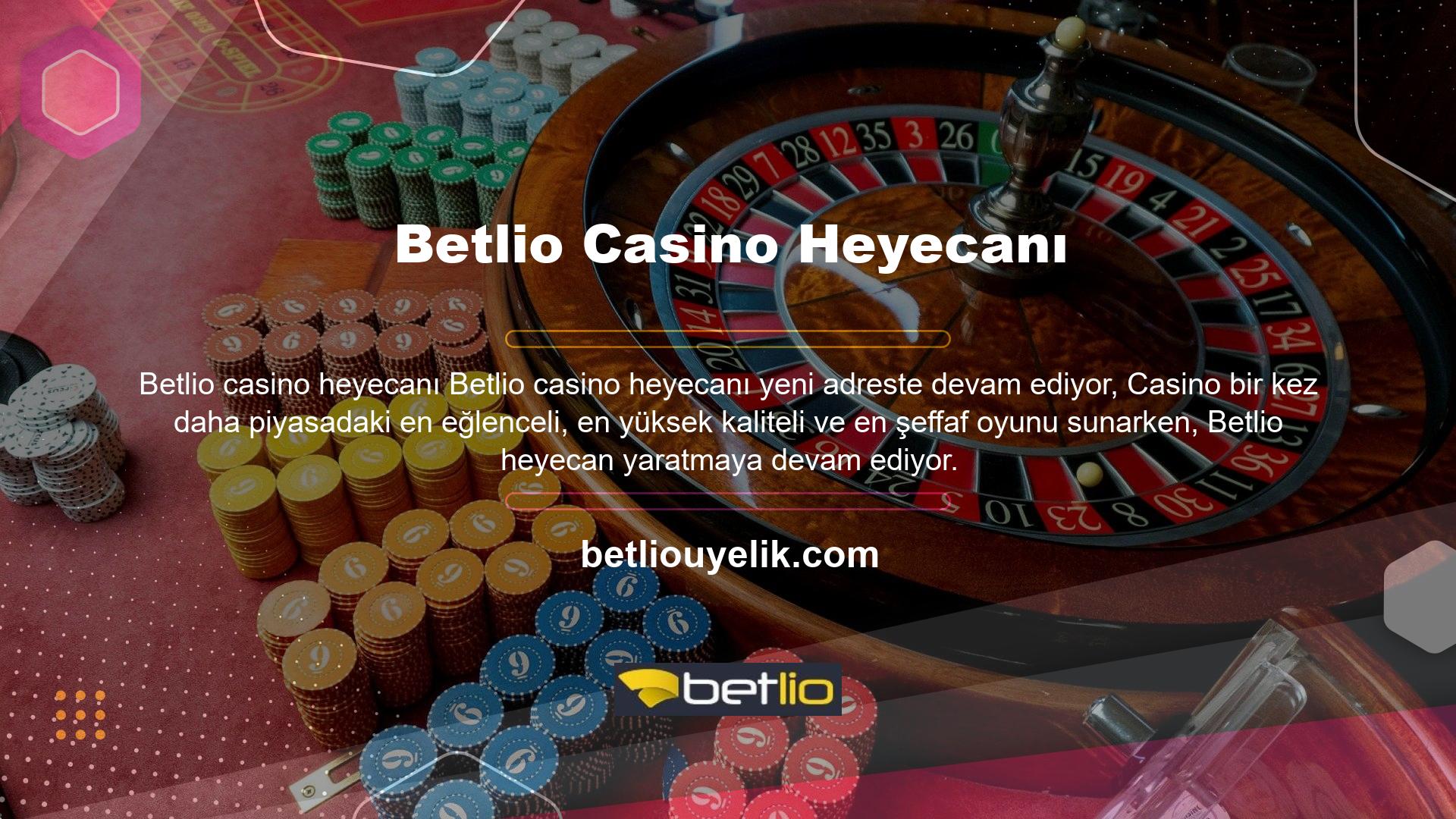 Yeni kullanıcılarımızın keyfini çıkarabilmeleri için en heyecan verici ve keyifli blackjack, bakara, poker ve rulet tablolarına sahibiz